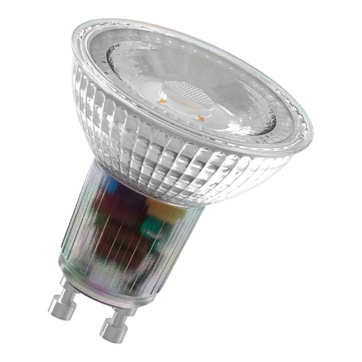 Calex Vario GU10 LED-lamp 2200K 360lm PAR16 52mm 45° 220V dimbaar faseaansnijding faseafsnijding Helder glas wit 145560
