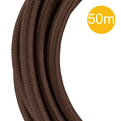 Bailey TEXTILE CABLE 2C BROWN 50M ROLL