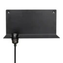 Bailey BaiLum E27 Armatuur rand 150x300mm Vrijstr Stekker IP20 zwart 141935