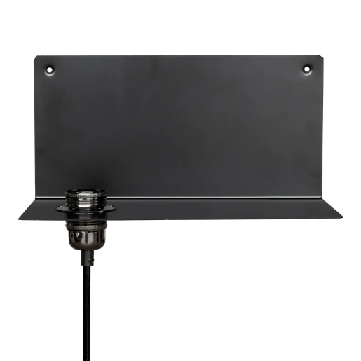 Bailey BaiLum E27 Armatuur rand 150x300mm Vrijstr Stekker IP20 zwart 141935