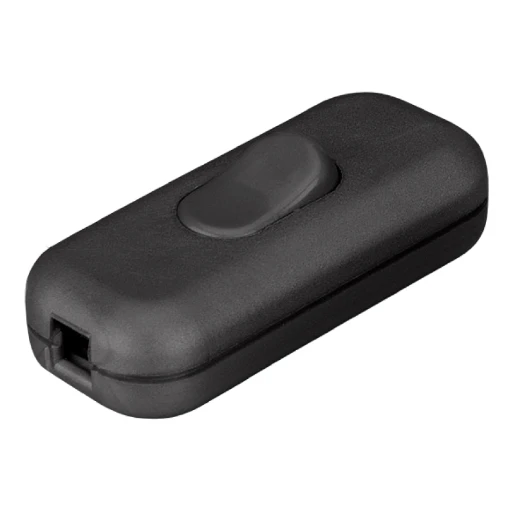 Bailey Snoerschakelaar enkelpolig 250V 1 - 450W zwart 141355