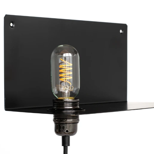 Bailey BaiLum E27 Armatuur rand 150x300mm Vrijstr Stekker IP20 zwart 141935