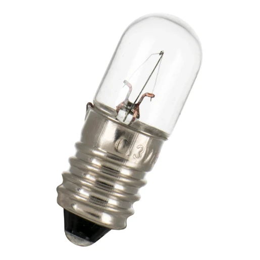 Bailey Miniature Edison Screw E10 signaleringslamp 2700K 14V 2.8W 10mm Gloeilamp Buis eenkneeps (eenzijdige voeding) E28014200