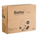 Bailey EcoBasic E27 led-lamp + lamphouder combipack (10 stuks) 4000K 935lm 110mm 200° 220 - 240V opaal wit 140818
