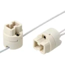 Bailey lamphouder g8.5 2a 750v 5kv t250 270mm Steekfitting keramiek wit 144720