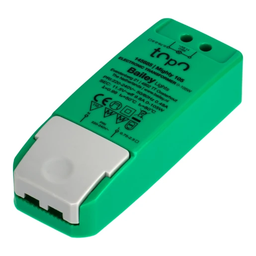 Bailey Topo Mighty transformer ac halogeen 0-105w / led 0-70w elektronische trafo 113x44x28mm0 - 105W 11.5V dimbaar 145685