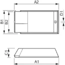 Philips HID-AspiraVision Compact CDM voorschakelapparaat 50/60hz elektronisch 189.2x83.5x34.7mm 35 - 70W IP20 8718291233121