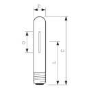 Philips Master SON Pia plus E40 hogedruk natriumdamplamp 2000K 10600lm helder 101W Externe ontsteker vereist 8711500192301