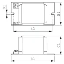 Philips HID HeavyDuty BSN voorschakelapparaat conventioneel 118x65x53mm 70W 8711500059680