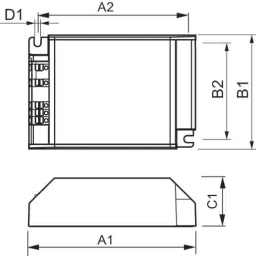 Philips HID-AspiraVision Compact CDM voorschakelapparaat 50/60hz elektronisch 110x75x32mm 35 - 70W IP20 8718291233107