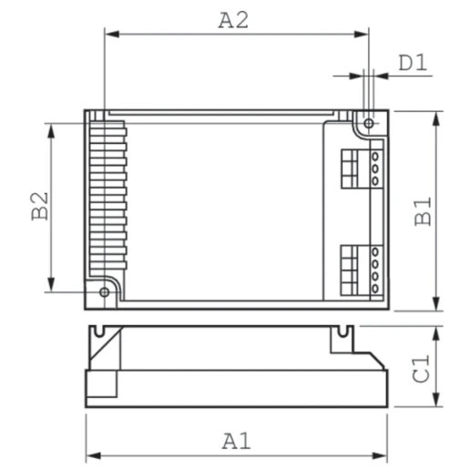 Philips HF Performer voorschakelapparaat elektronisch 103x67x30mm 22 - 42W IP20 8711500913975