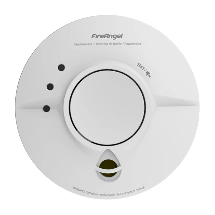 FireAngel SmartHome Rookmelder vaste batterij (10 jaar) Netvoeding Lithium AC/DC Wit opbouw montage SM-F-1EU