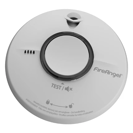 FireAngel Rookmelder vaste batterij (10 jaar) Batterij/Accu DC Wit opbouw montage ST-622-BNLT