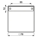 Jung LS range schakelwip enkele wip RVS ES2990NA