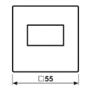 Jung A range afdekking usb-laadcontactdoos a500 centraalplaat zwart RAL 9005 A1569USBSWM