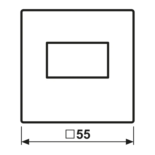 Jung A range afdekking usb-laadcontactdoos a500 centraalplaat zwart RAL 9005 A1569USBSWM