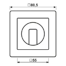 Jung AS range volle afdekking + knop voor timers as500 draaiknop wit RAL 9016 AS1541WW