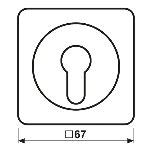 Jung CD range afdekking bedieningselement cd500 sleutel wit RAL 1013 528