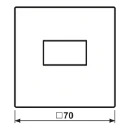 Jung LS range afdekking usb-laadcontactdoos ls990 centraalplaat wit RAL 9016 LS1969USBWW