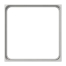 Jung LS range tussenraam ls990 montage cd500 70.5x8.2x70.5mm grijs RAL 7035 LS981ZLG