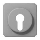 Jung CD range centraalplaat sleutelschakelaar cd500 sleutel grijs RAL 7038 CD528GR