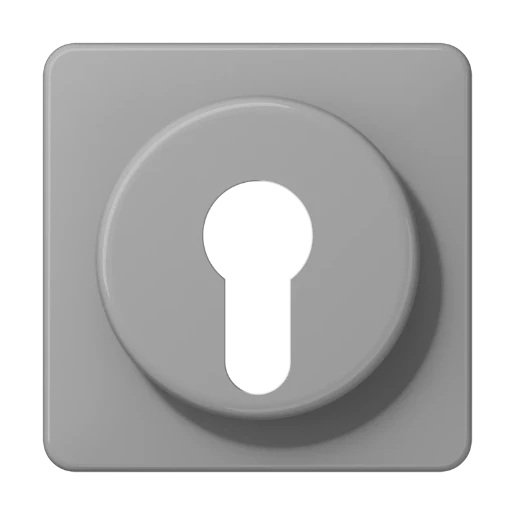 Jung CD range centraalplaat sleutelschakelaar cd500 sleutel grijs RAL 7038 CD528GR