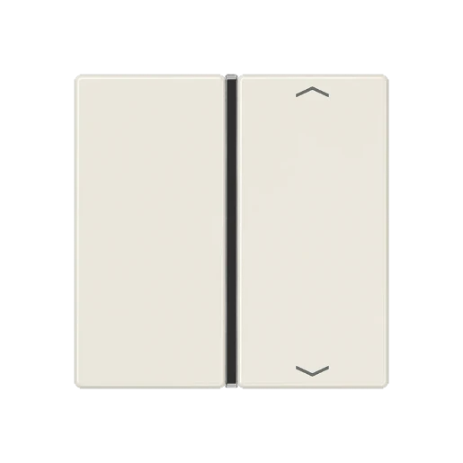 Jung AS range tastermodule afdekking knx enkele drukker wit RAL 1013 A401TSAP