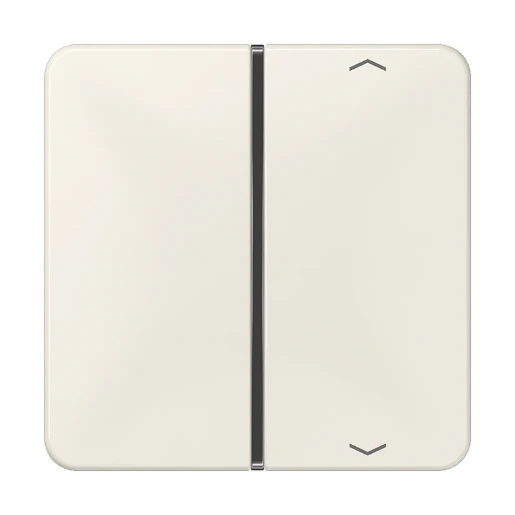 Jung CD range tastermodule afdekking op/neer knx enkele drukker wit RAL 1013 CD401TSAP