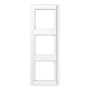 Jung A range afdekraam a500 3-voudig Horizontaal en verticaal Wit RAL 8022 IP44 A583WW