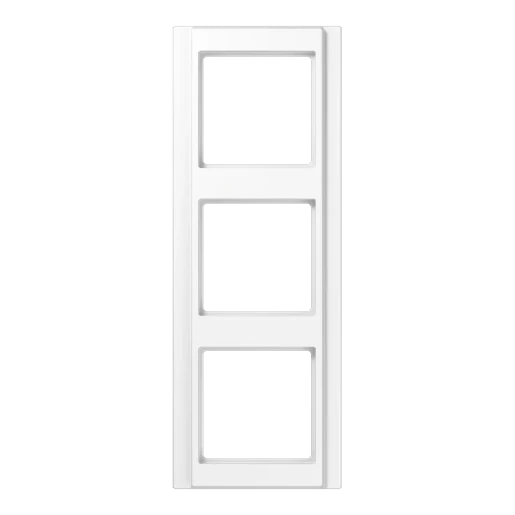 Jung A range afdekraam a500 3-voudig Horizontaal en verticaal Wit RAL 8022 IP44 A583WW