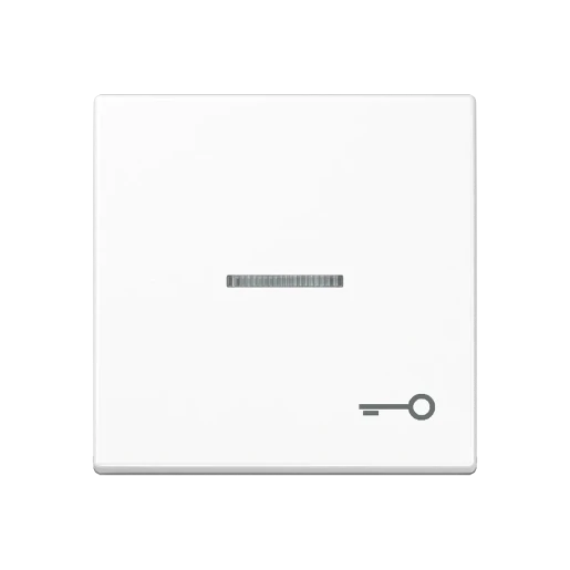 Jung A range Bedieningselement A500 enkele drukker wit RAL 9016 A590KO5TWW