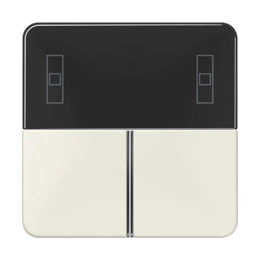 Jung CD range tastafdekking cd knx wit RAL 1013 CD4093TSA