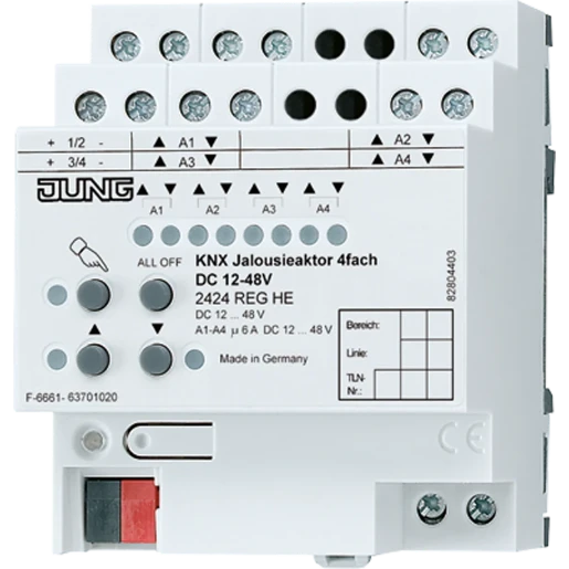 Jung KNX actor jaloezie 4-voudig DC 12-48 V