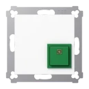 Jung AS range Miva uitschakelknop 55x55mm wit IP20 NRSAS0834ATWW