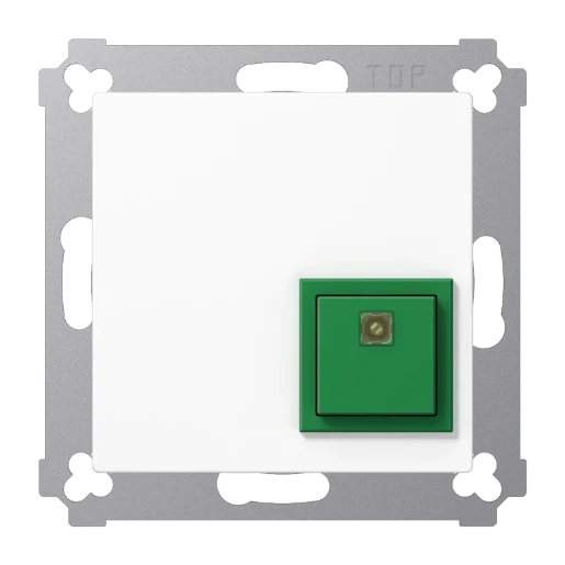 Jung AS range Miva uitschakelknop 55x55mm wit IP20 NRSAS0834ATWW