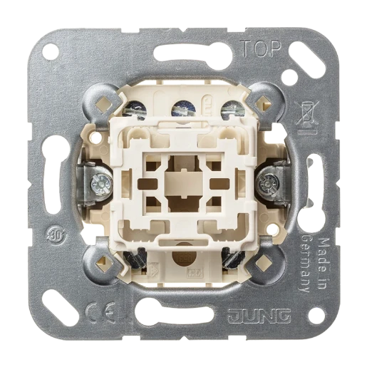 Jung impulsdrukker 2 maakcontact + nulstand inbouw groepen drukcontact Wip 531-41U