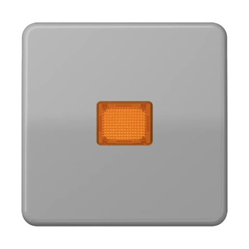 Jung CD range bedieningselement + inzetstukje cd500 enkele wip grijs RAL 7038 CD590KOGR