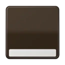 Jung CD range bedieningselement cd500 enkele wip bruin RAL 8022 CD590NABR