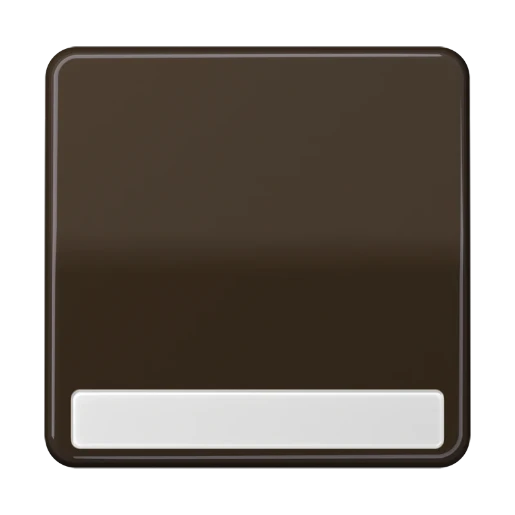 Jung CD range bedieningselement cd500 enkele wip bruin RAL 8022 CD590NABR