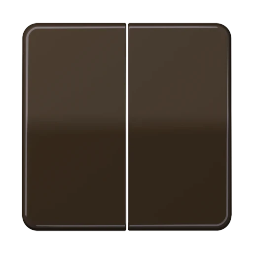 Jung CD range schakelwip serieschakelaar cd500 tweedelige wip bruin RAL 8022 CD595BR