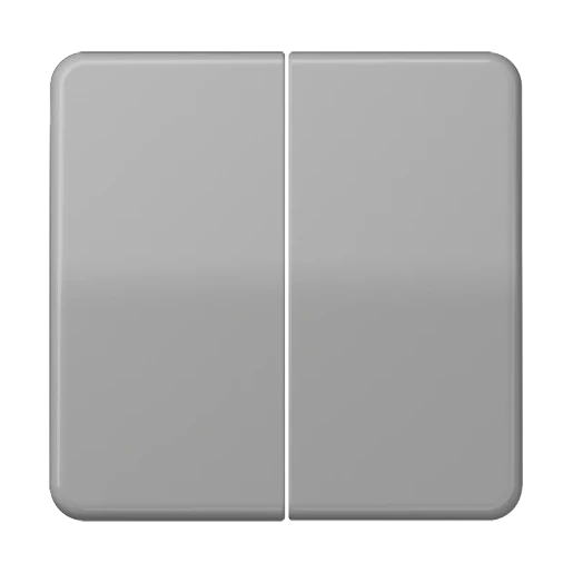 Jung CD range schakelwip serieschakelaar cd500 tweedelige wip grijs RAL 7038 CD595GR