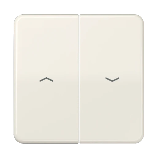 Jung CD range schakelwip serieschakelaar cd500 tweedelige wip wit RAL 1013 CD595P