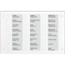 Jung Signalerings / bedientableau alpin glas