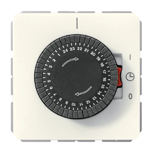 Jung Schakelklok CD500 wit