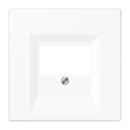 Jung LS range centraalplaat ls990 TAE 1 connector Zonder label wit LS969TWW