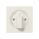 Jung AS range centraalplaat + knop voor timers a(s)500 draaiknop wit RAL 1013 A1541