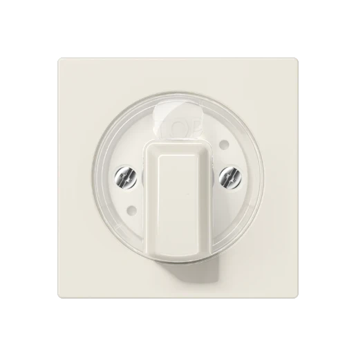 Jung AS range centraalplaat + knop voor timers a(s)500 draaiknop wit RAL 1013 A1541