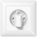 Jung AS range 3-stappenschakelaar a(s)500 wit 1-polig inbouw Schakeling 2 - 1 - 3 10A 230V AS15504.10NWW