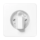 Jung CD range centraalplaat + knop voor timers cd500 draaiknop wit RAL 9016 CD1541WW