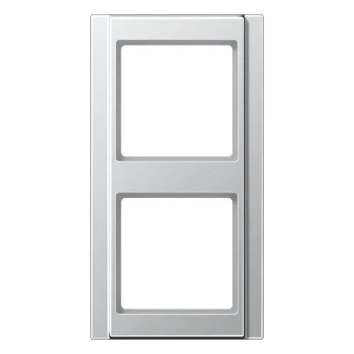 Jung A range afdekraam a500 2-voudig Horizontaal en verticaal Aluminium IP44 A582AL